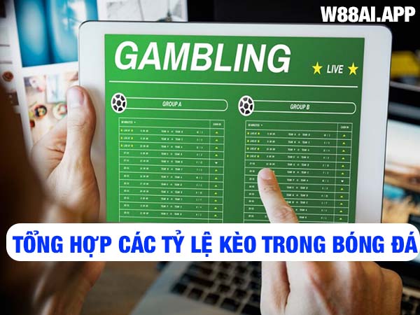 Tổng hợp các tỷ lệ kèo bóng đá được sử dụng nhiều nhất